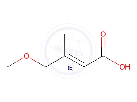 Chemical structure of 4-Methoxy-3-methylbut-2-enoic acid