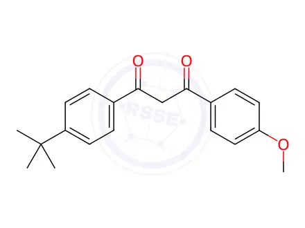 Chemical structure of Parsol 1789