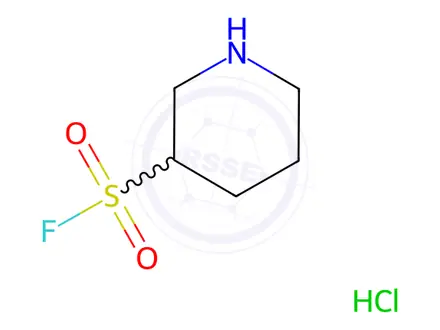 Chemical structure of PIPERIDINE-3-SULFONYL FLUORIDE HYDROCHLORIDE