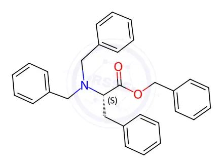 Chemical structure of L-N,N-Dibenzylphenylalanine Benzyl Ester