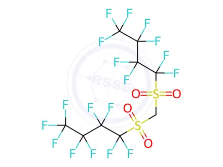 Chemical structure of Bis[(nonafluorobutyl)sulfonyl]methane