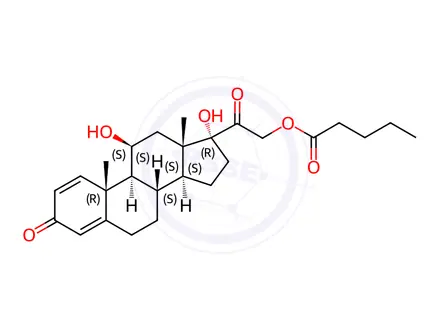 Chemical structure of Prednisolone Impurity 40