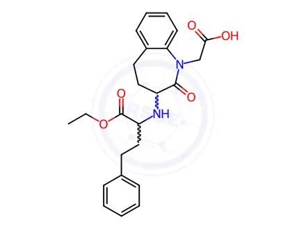 Chemical structure of Benazepril EP Impurity B