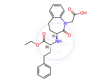Chemical structure of Benazepril USP Related Compound B