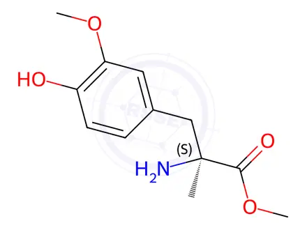 Chemical structure of Methyldopa Impurity 5