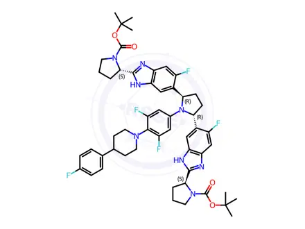 Chemical structure of Pibrentasvir Impurity 5