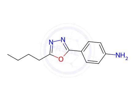 Chemical structure of 4-(5-butyl-1,3,4-oxadiazol-2-yl)aniline