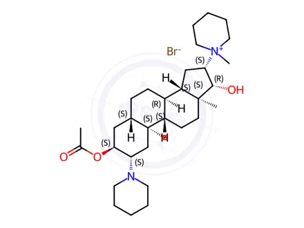 Chemical structure of Vecuronium Bromide EP Impurity E