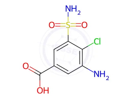 Chemical structure of Bumetanide Impurity 23