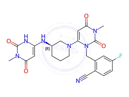 Chemical structure of Trelagliptin Impurity 173