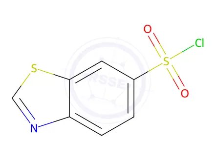 Chemical structure of 1,3-Benzothiazole-6-sulfonyl Chloride