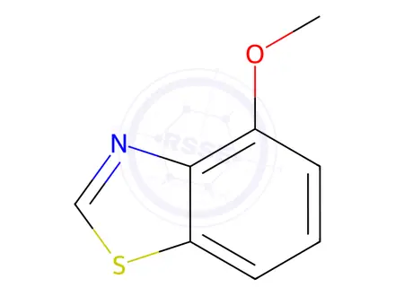 Chemical structure of Benzothiazole, 4-methoxy-(7CI,8CI,9CI)