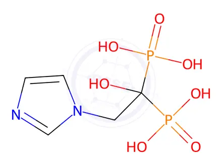 Chemical structure of Zoledronic Acid (1724827)