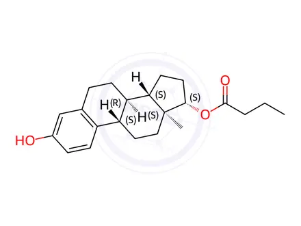 Chemical structure of Estradiol Valerate Impurity 6 (Estradiol Valerate EP Impurity F)