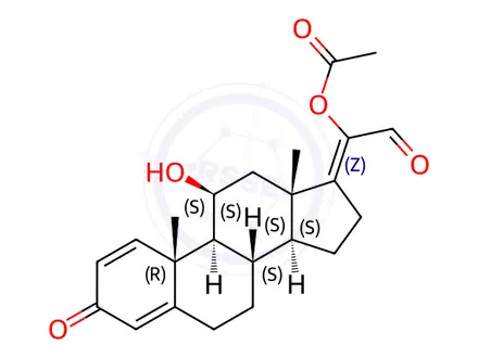 Chemical structure of Budesonide Impurity 102