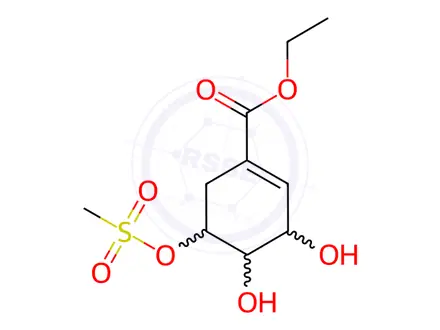 Chemical structure of Oseltamivir Impurity 71