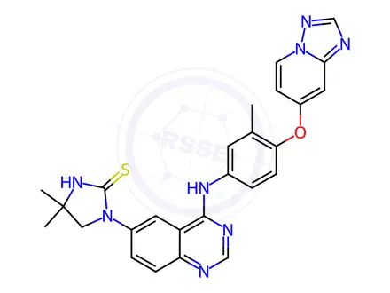 Chemical structure of Tucatinib Impurity 12
