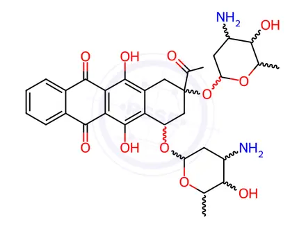Chemical structure of Idarubicin Hydrochloride Impurity 3 Monomer