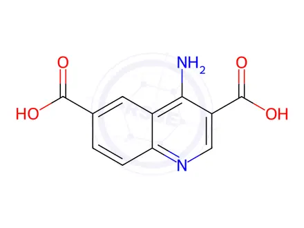 Chemical structure of 4-Imino-1,4-dihydroquinoline-3,6-dicarboxylic acid