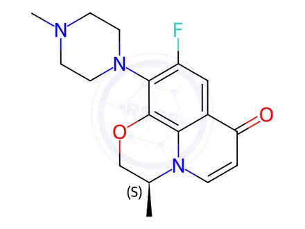 Chemical structure of Levofloxacin Impurity F