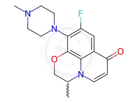 Chemical structure of Ofloxacin EP Impurity B