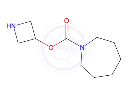 Chemical structure of azetidin-3-yl azepane-1-carboxylate
