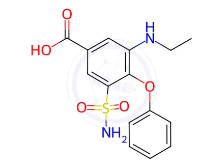 Chemical structure of Bumetanide Impurity 91