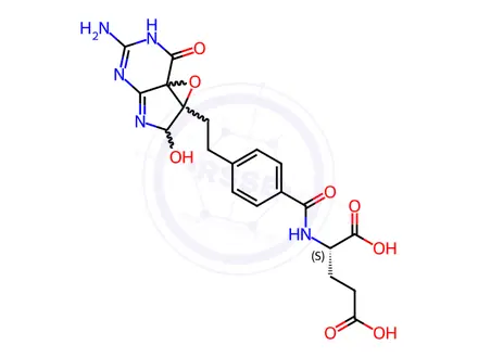Chemical structure of Pemetrexed Impurity 1
