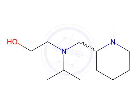 Chemical structure of 2-(Isopropyl((1-methylpiperidin-2-yl)methyl)amino)ethanol
