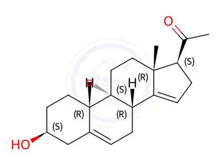 Chemical structure of Progesterone Impurity 96