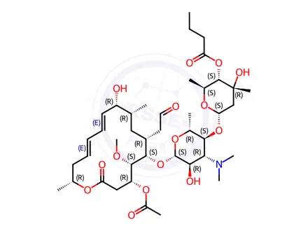 Chemical structure of Josamycin Impurity 9 (Josamycin EP Impurity A)