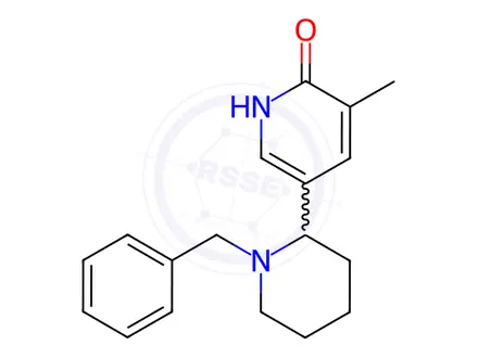 Chemical structure of 5-(1-Benzylpiperidin-2-yl)-3-methylpyridin-2(1H)-one