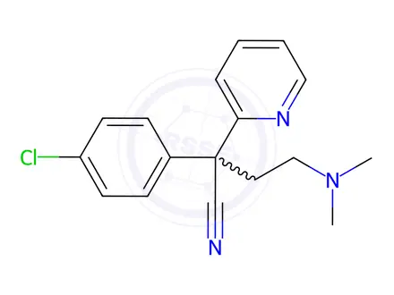 Chemical structure of Chlorphenamine Maleate Impurity 4 (Chlorphenamine Maleate EP Impurity D)