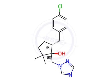 Chemical structure of Metconazole-trans