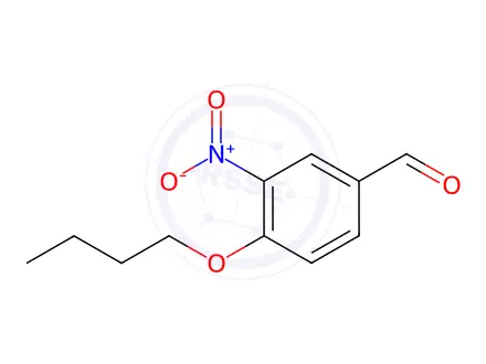 Chemical structure of 4-Butoxy-3-nitrobenzaldehyde