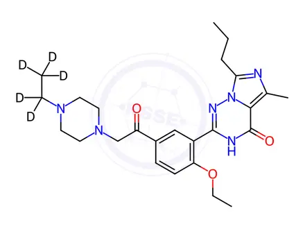 Chemical structure of Vardenafil Acetyl-d5 Analogue