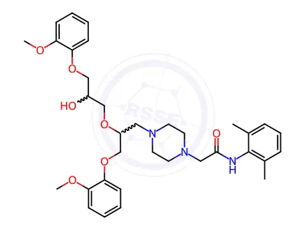Chemical structure of Ranolazine Impurity 10