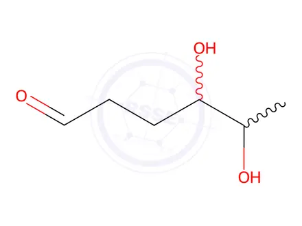 Chemical structure of (4S,5S)-4,5-Dihydroxyhexanal