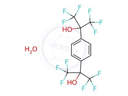 Chemical structure of A A A' A'-TETRAKIS(TRIFLUOROMETHYL)-1 4&