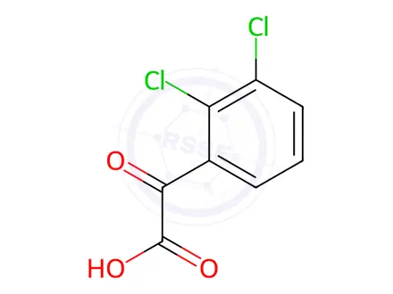 Chemical structure of 2-(2,3-Dichlorophenyl)-2-oxoacetic Acid