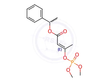 Chemical structure of Crotoxyphos