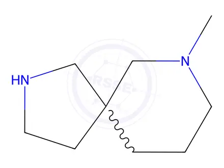 Chemical structure of 7-methyl-2,7-diazaspiro[4.5]decane:dihydrochloride