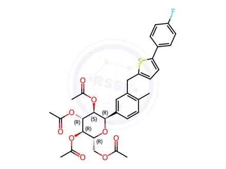 Chemical structure of Canagliflozin Impurity 11