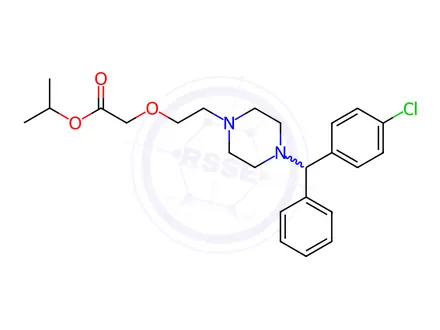 Chemical structure of Cetirizine Hydrochloride Impurity 62