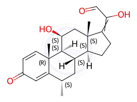 Chemical structure of Methylprednisolone EP Impurity D