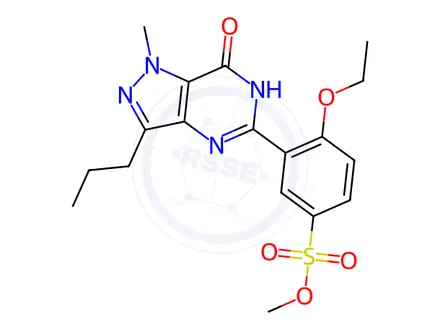 Chemical structure of Sildenafil Impurity 17