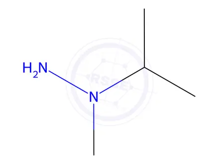 Chemical structure of 1-methyl-1-propan-2-yl-hydrazine