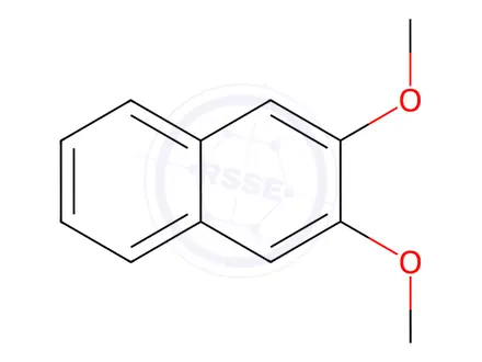 Chemical structure of 2,3-Dimethoxynaphthalene, 97%