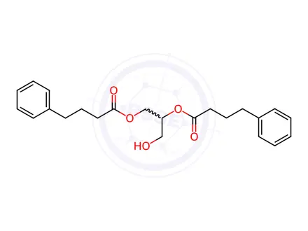 Chemical structure of Glycerol phenylbutyrate Impurity 38