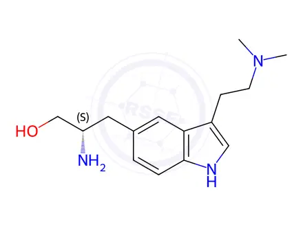 Chemical structure of Decarbonyl ZolMitriptan Dihydrochloride